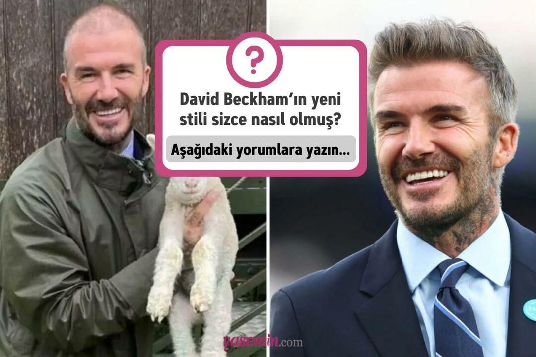 Que pensez-vous de la transformation de David Beckham ?