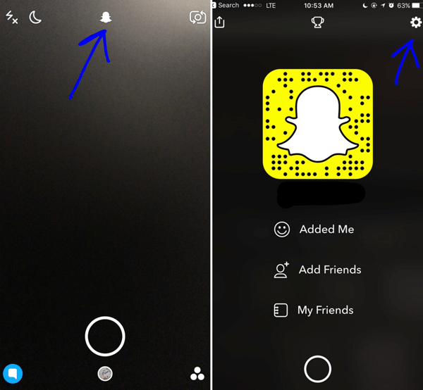 Pour offrir un service client sur Snapchat, utilisez vos paramètres pour permettre à tout le monde de vous contacter et de voir votre histoire.