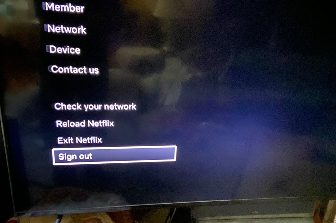 Déconnectez-vous de Netflix sur un téléviseur