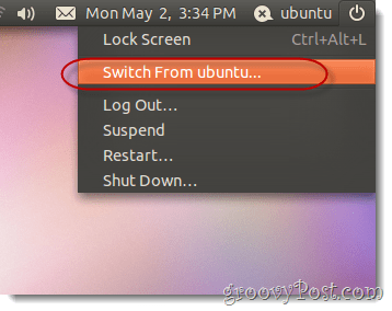 forme de commutateur ubuntu