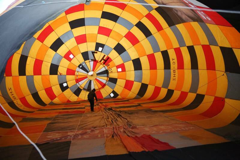 Premiers clichés du tourisme en montgolfière d'Ordu