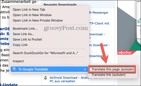 Firefox traduire cette page