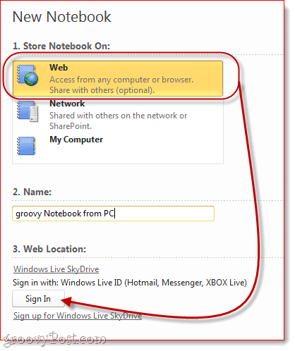 Synchroniser OneNote avec SKydrive