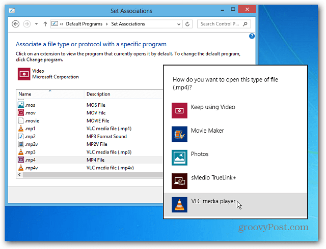 Windows 8: ouvrir des vidéos et des fichiers musicaux dans les programmes de bureau