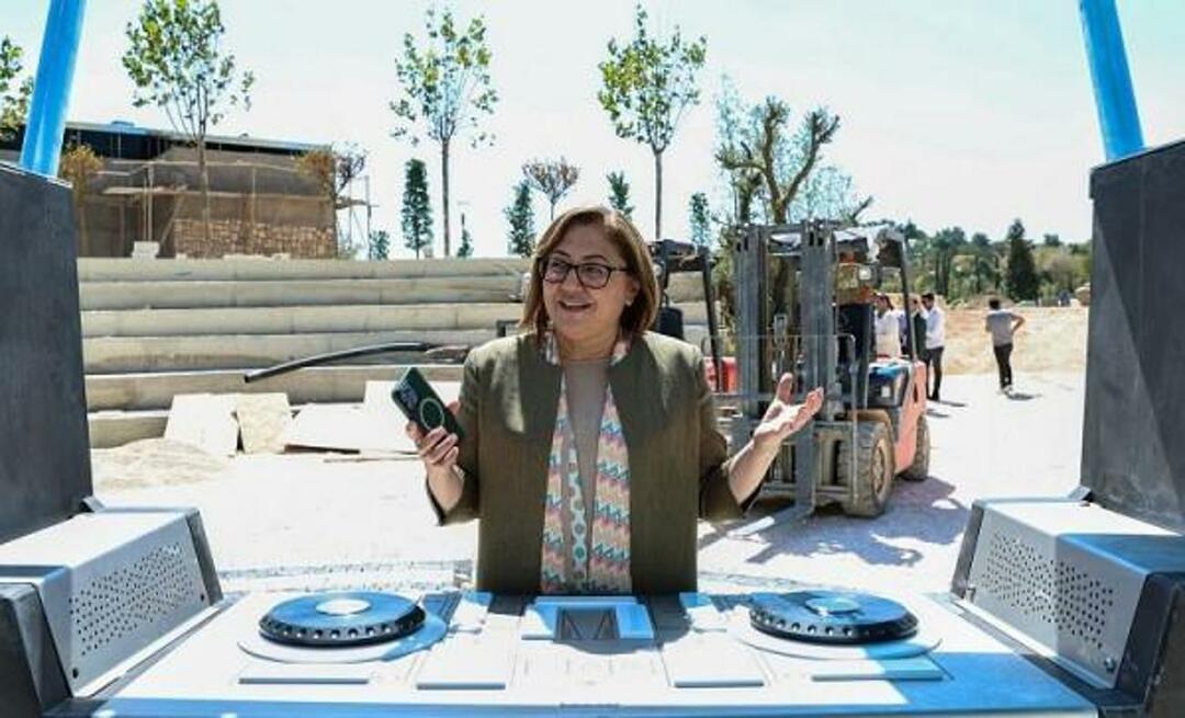 Fatma Şahin a annoncé le nouveau Festival Park de Gaziantep comme ceci: "Si vous le souhaitez, vous pouvez le concevoir vous-même..."