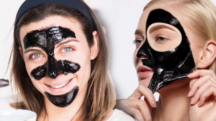 Quels sont les avantages d'un masque noir? Comment appliquer un masque noir sur la peau?