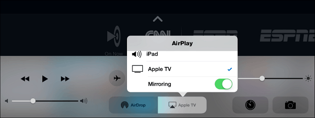 AirPlay à Apple TV