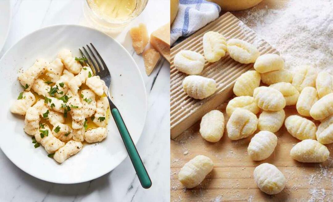 Peut-on faire des gnocchis sans pommes de terre? Voici le goût de la cuisine italienne, gnocchi