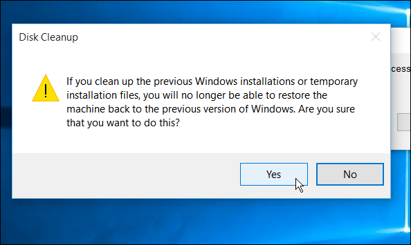 Mise à niveau post Windows 10: récupérez votre espace disque