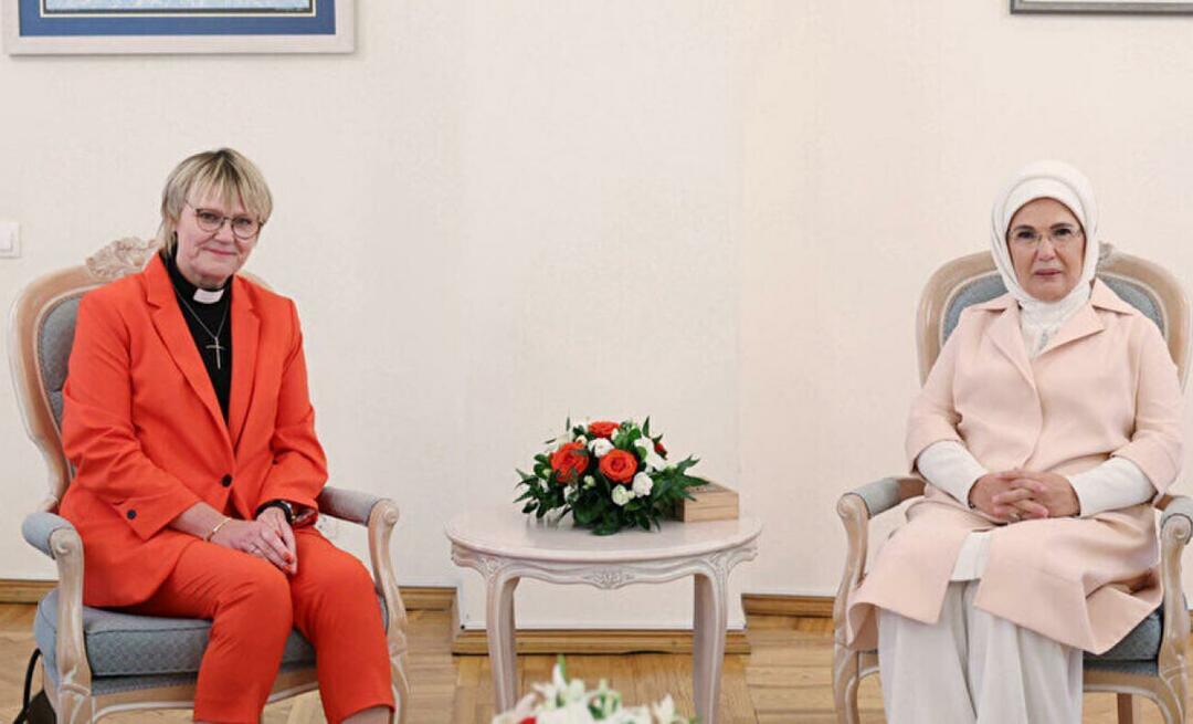 Félicitations à Emine Erdoğan de Birgitta Ed, épouse du Premier ministre suédois Ulf Kristersson !