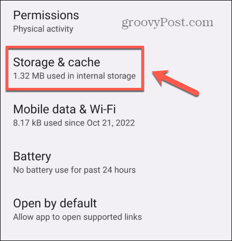 stockage et cache Android