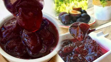 Comment faire la confiture de prunes de Damas la plus simple? Recette de confiture de prunes en pleine consistance