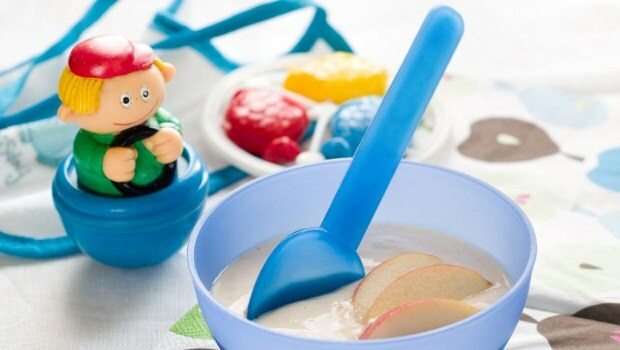 Recette de purée de fruits au yaourt pour bébé