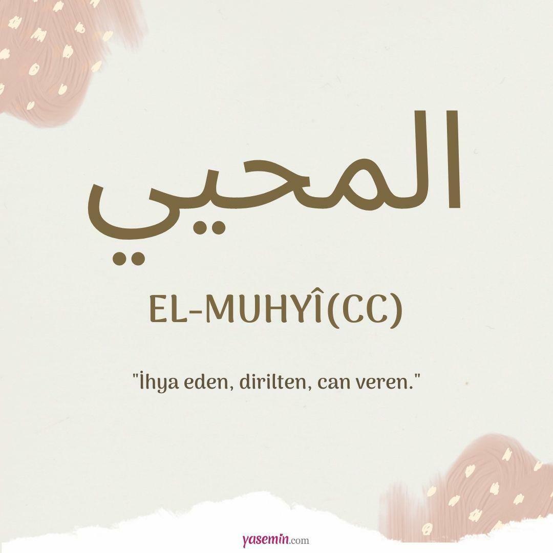 Que signifie al-Muhyi (cc) ?
