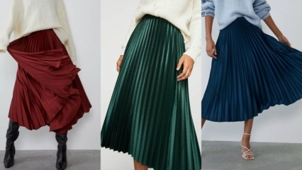 Modèles de jupe plissée et suggestions de combinaisons 2020