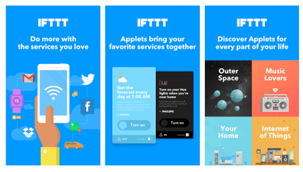 Les nouvelles applets d'IFTTT rassemblent vos services préférés pour créer de nouvelles expériences.