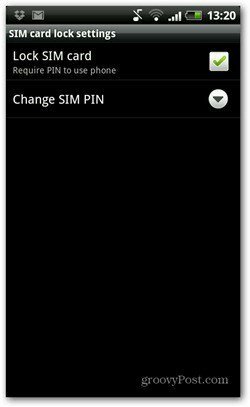 désactivation du code PIN Android