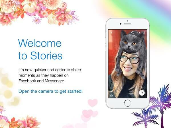 Facebook a fusionné Messenger Day avec Facebook Stories et l'a publié comme une expérience simplement appelée Stories.
