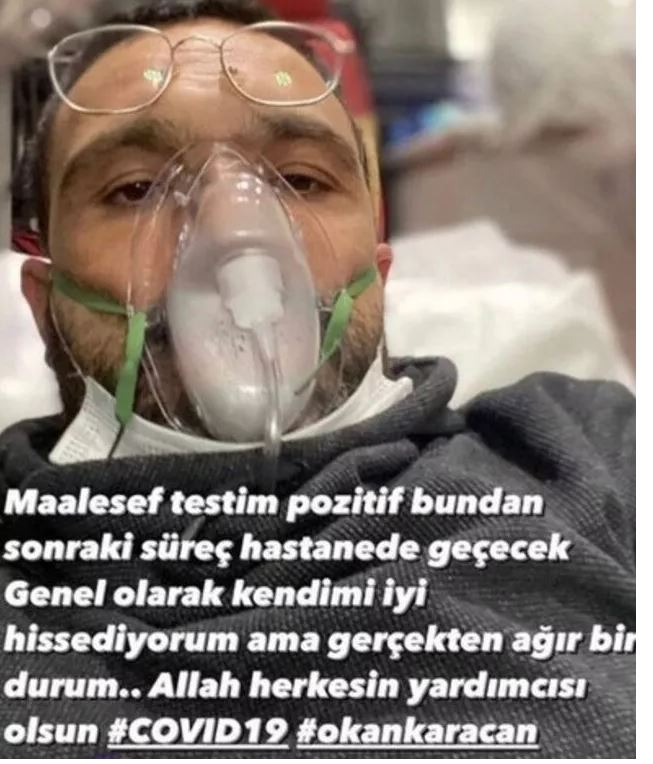 Il y a des nouvelles d'Okan Karacan, qui a attrapé le coronavirus! En larmes à l'hôpital ...