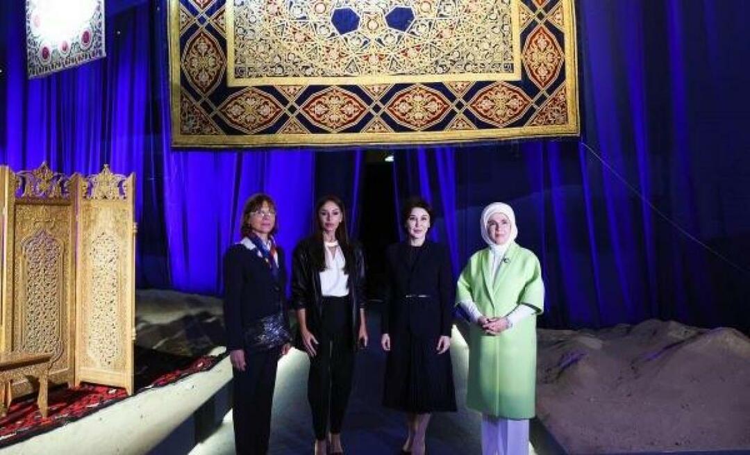 La Première Dame Erdoğan a partagé ses remerciements à Ziroat Mirziyoyeva, épouse du président de l'Ouzbékistan