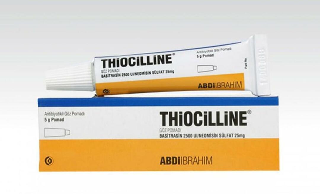 Qu'est-ce que la thiocilline, à quoi sert-elle, à quoi sert-elle? Prix ​​de la crème de thiocilline 2023