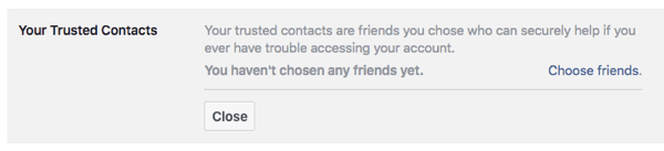 Les paramètres de sécurité de Facebook vous aident à contrôler l'accès à votre profil et à choisir les personnes qui vous aideront à retrouver l'accès si vous êtes verrouillé.