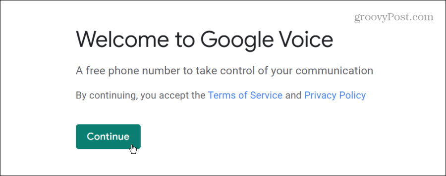 bienvenue sur Google Voice