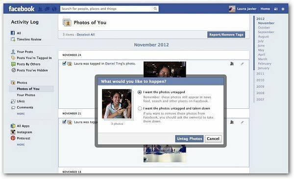 Facebook pour modifier les paramètres de confidentialité