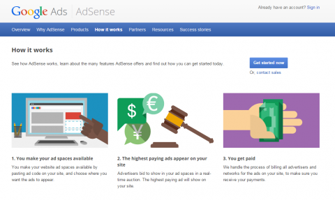 Google AdSense peut vous donner une idée de la valeur de chaque emplacement sur votre site. 