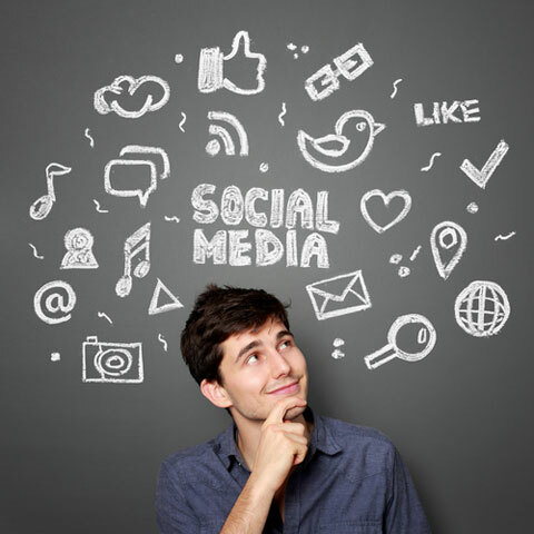 Shutterstock 195727478 image de tableau de médias sociaux