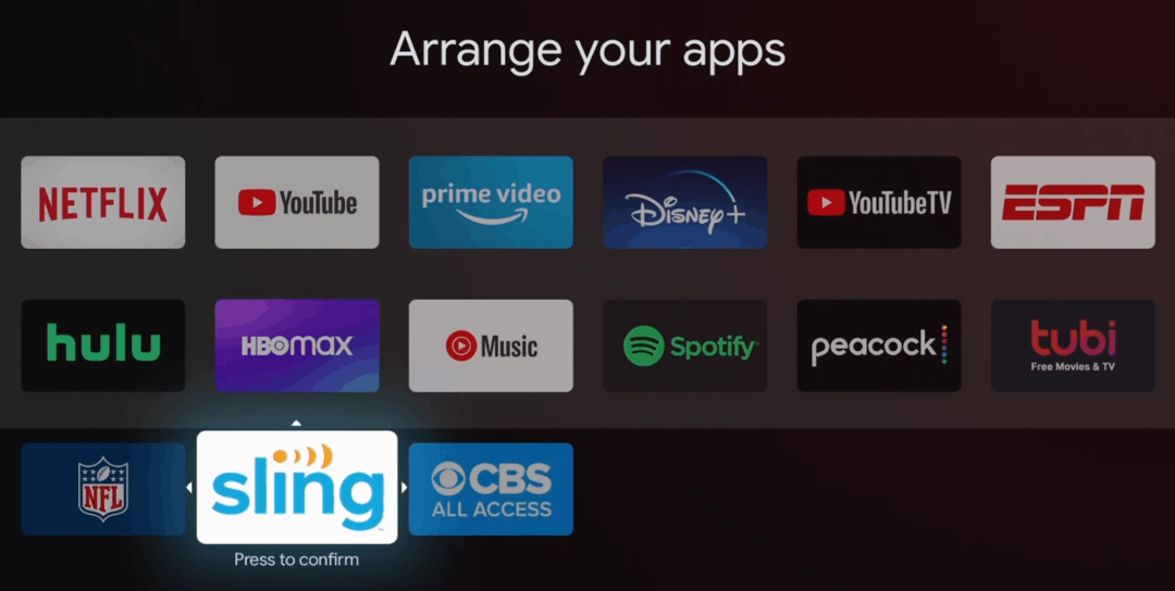 Réorganiser les applications sur le Chromecast avec l'écran d'accueil de Google TV