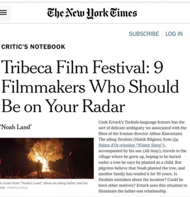 Article du Noah's Hill dans le New York Times
