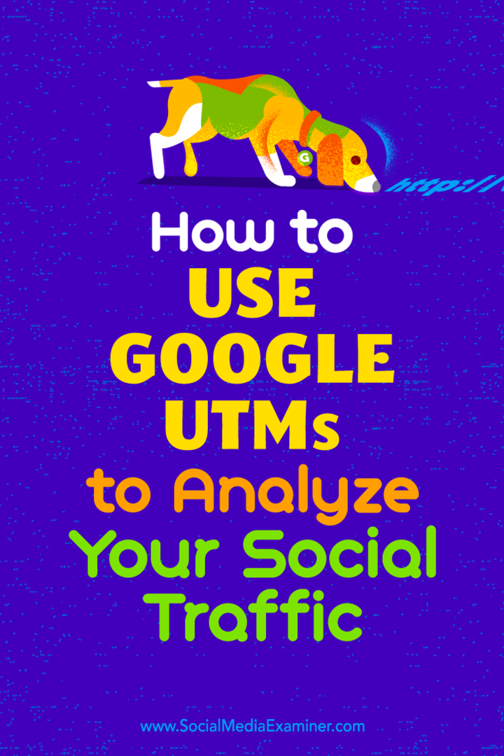 Comment utiliser Google UTM pour analyser votre trafic social: Social Media Examiner