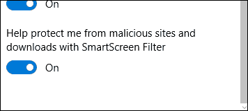 désactiver SmartScreen 2