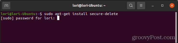 Installer la suppression sécurisée sous Linux