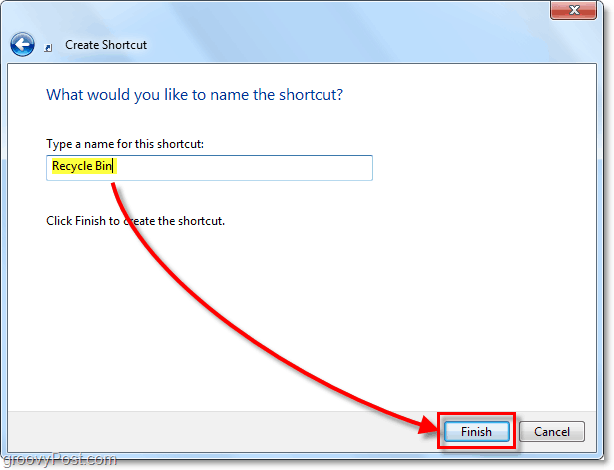 Comment accéder à la corbeille à partir du menu Démarrer dans Windows 7