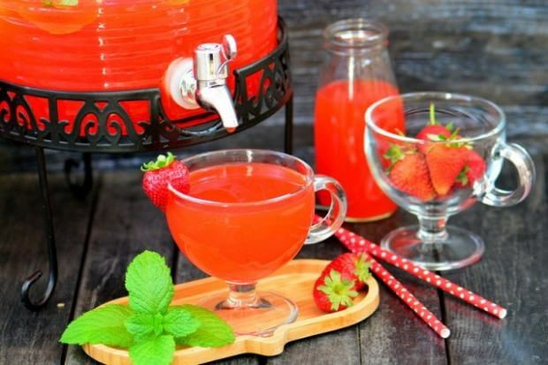 Recette de limonade aux fraises