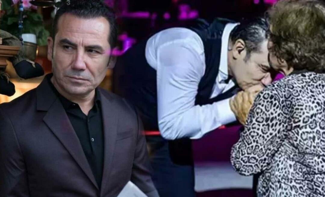 Ferhat Göçer a été apprécié pour son action! Il a embrassé la main de sa mère sur scène