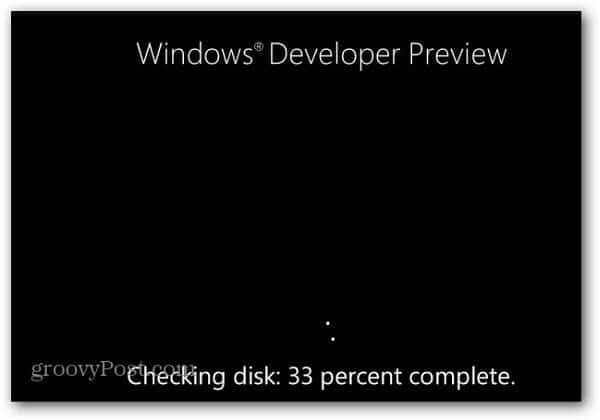 Windows 8 nouvelle fonctionnalité de vérification des erreurs de disque