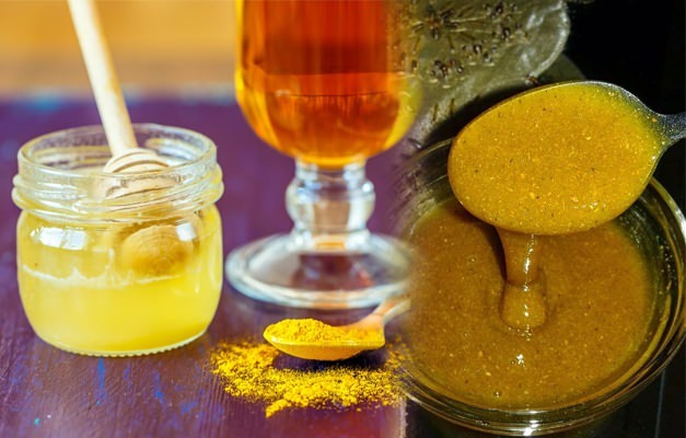 Avantages du miel et du curcuma