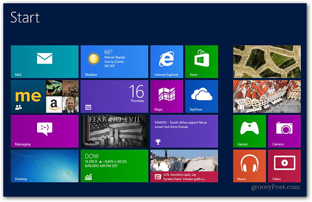 Personnalisez l'écran de démarrage de Windows 8 avec des tatouages