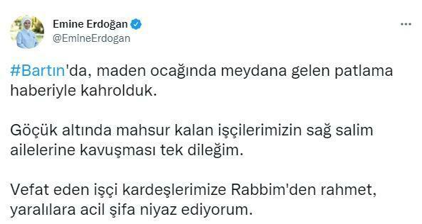 Partage d'Emine Erdogan