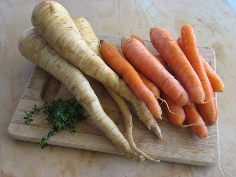 le panais est de la famille des carottes orange