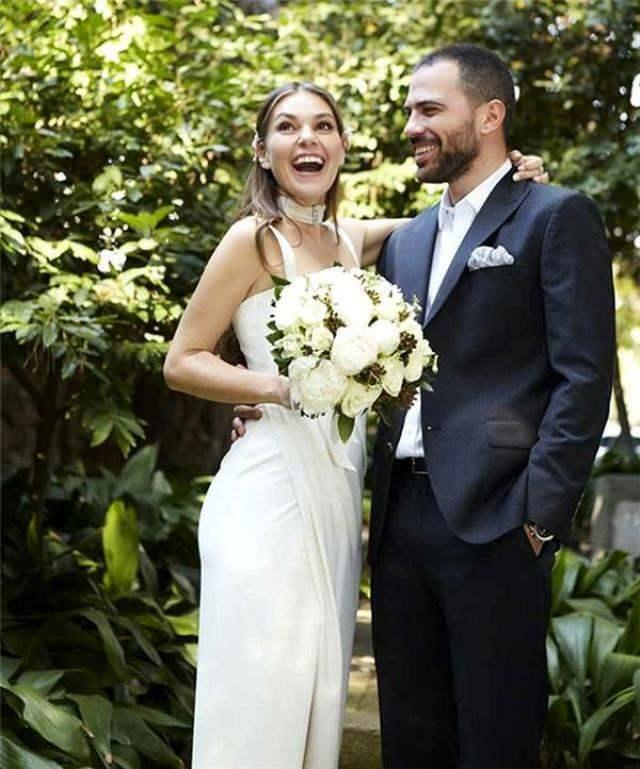 Asli Enver photo de mariage et son mari