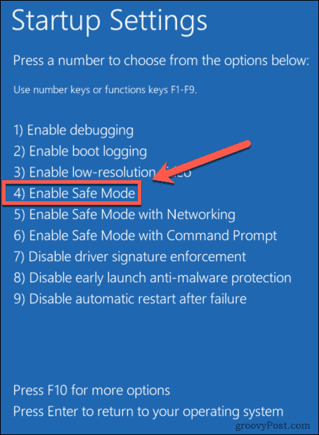 Windows 11 activer le mode sans échec