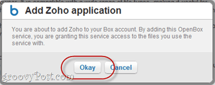 Synchroniser Zoho et Box.net