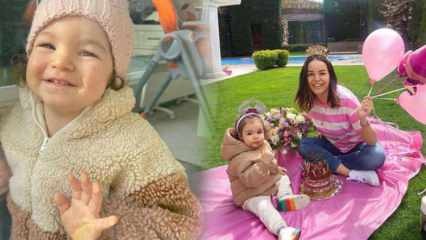 Gâteau d'anniversaire de la chanteuse Bengü à sa fille Zeynep! Baby Zeynep a 1 an ...