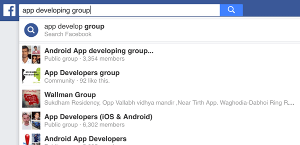 Facebook a des groupes pour pratiquement tous les créneaux.