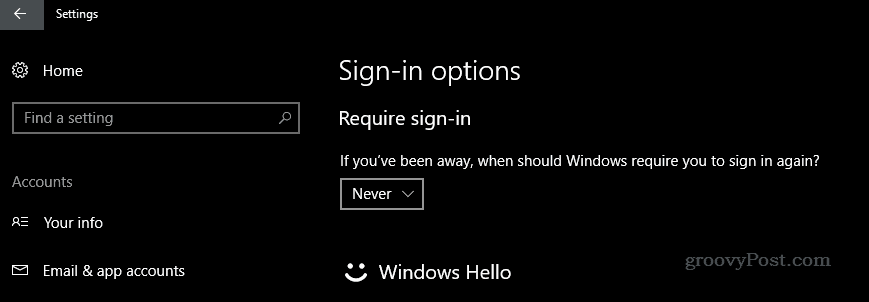 Comment désactiver l'écran de connexion lorsque vous réveillez votre appareil Windows 10