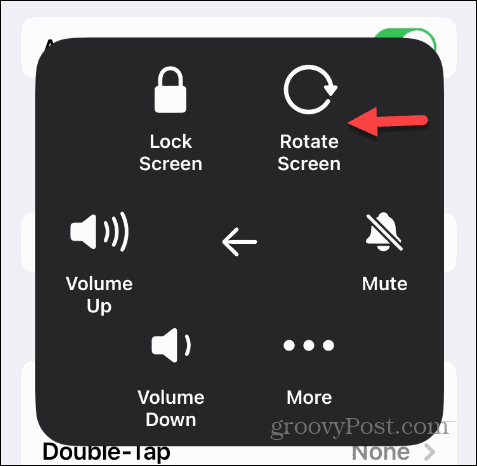 Désactiver la rotation de l'écran sur iPhone